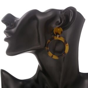 *AIKO* Leopard Print Fashion Acrylic Earrings